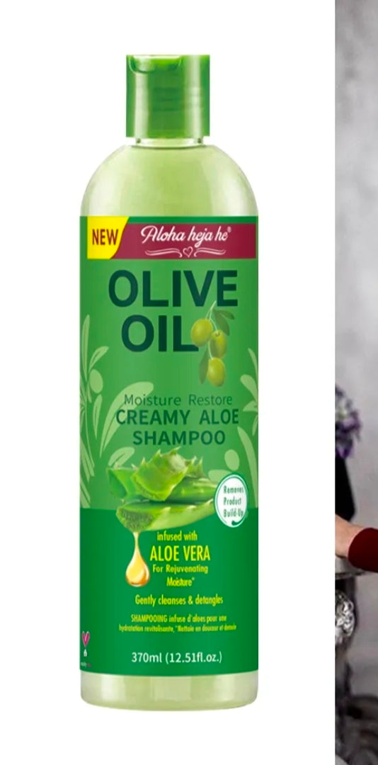 Olive Oil Creamy Aloe Shampoo & Replenishing Conditioner